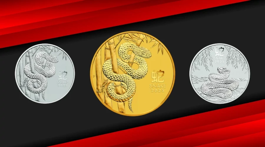 La Serie Lunar Australiana III 2025 - Monedas del Año de la Serpiente