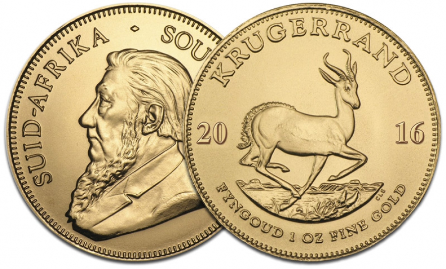 Krugerrand Sudafricano d'oro