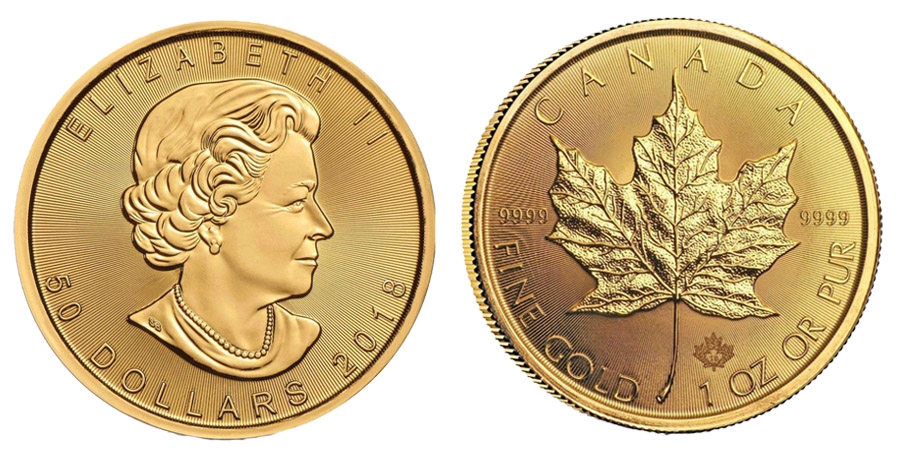 Maple leaf oro