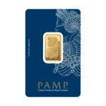 Fronte del Lingotto d'oro 10 grammi - Fortuna - PAMP